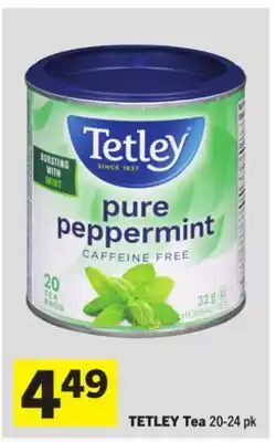 Foodland TETLEY Tea offer