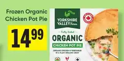 Foodland Frozen Organic Chicken Pot Pie offer