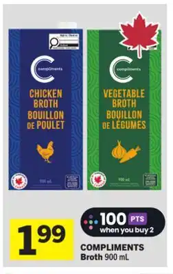 Foodland COMPLIMENTS Broth offer