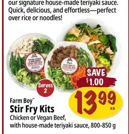 Farm Boy Farm Boy Stir Fry Kits offer