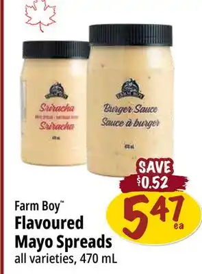 Farm Boy Farm Boy Flavoured Mayo Spreads offer