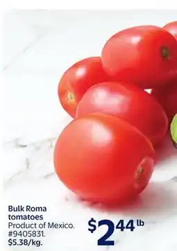 Walmart Bulk Roma tomatoes offer