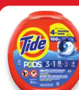 Walmart Tide Pods laundry detergent 45s - 76s offer