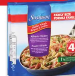 Walmart Swanson family size meals offer