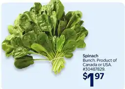 Walmart Spinach offer