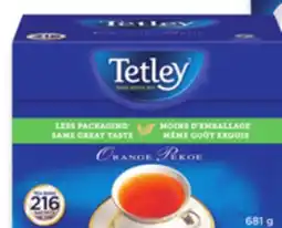 Walmart Tetley orange pekoe tea offer