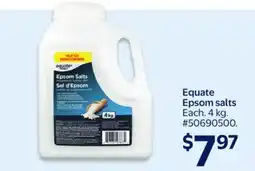 Walmart Equate Epsom salts offer