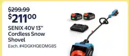 Walmart SENIX 40V 13 Cordless Snow Shovel offer