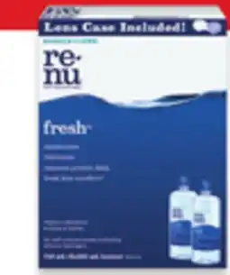 Walmart Bausch + Lomb Renu or Sensitive Eyes multi-purpose lens solution 2-pack offer