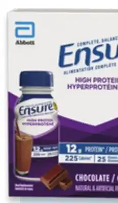 Walmart Ensure High Protein or Plus Calories nutritional liquid offer