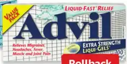 Walmart Advil Liqui-Gels value pack offer