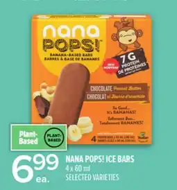 Metro NANA POPS! ICE BARS offer