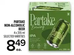 Metro PARTAKE NON-ALCOHOLIC BEER offer