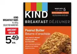 Metro KIND BREAKFAST BARS offer