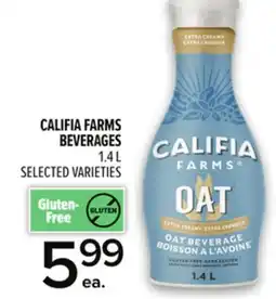 Metro CALIFIA FARMS BEVERAGES offer