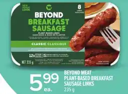 Metro BEYOND MEAT PLANT-BASED BREAKFAST SAUSAGE LINKS offer