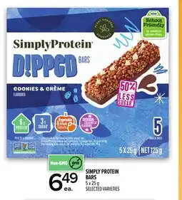 Metro SIMPLY PROTEIN BARS offer