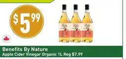Healthy Planet Benefits By Nature Apple Cider Vinegar Organic offer