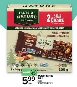 Metro TASTE OF NATURE BARS offer
