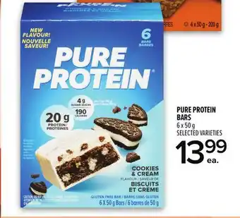 Metro PURE PROTEIN BARS offer