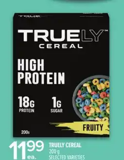 Metro TRUELY CEREAL offer