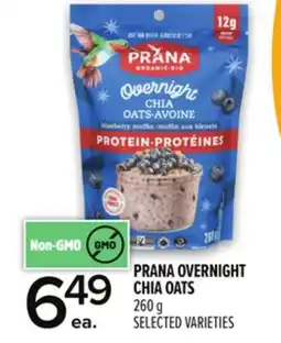 Metro PRANA OVERNIGHT CHIA OATS offer