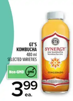Metro GT'S KOMBUCHA offer
