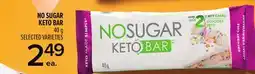 Metro NO SUGAR KETO BAR offer