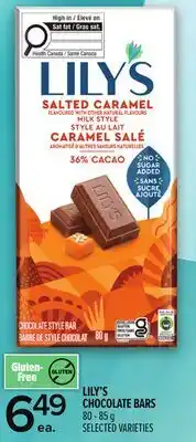 Metro LILY'S CHOCOLATE BARS offer