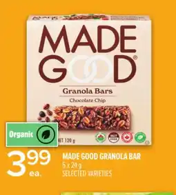 Metro MADE GOOD GRANOLA BAR offer