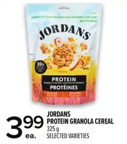 Metro JORDANS PROTEIN GRANOLA CEREAL offer