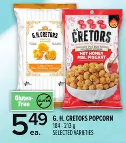 Metro G. H. CRETORS POPCORN offer