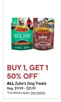 Petvalu ALL Zuke's Dog Treats offer