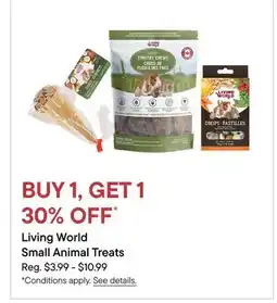 Petvalu Living World Small Animal Treats offer