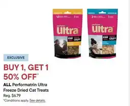 Petvalu ALL Performatrin Ultra Freeze Dried Cat Treat offer