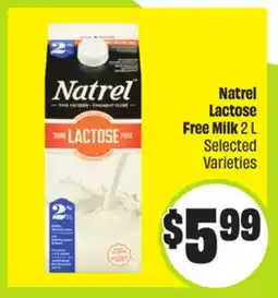FreshCo Natrel Lactose Free Milk 2 L Selected Varieties offer