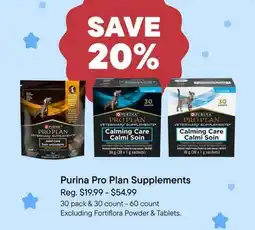 Petvalu Purina Pro Plan Supplements offer
