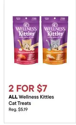 Petvalu ALL Wellness Kittles Cat Treats offer
