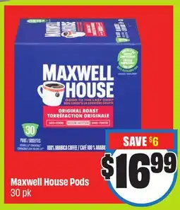 FreshCo Maxwell House Pods offer