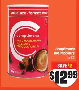 FreshCo Compliments Hot Chocolate offer
