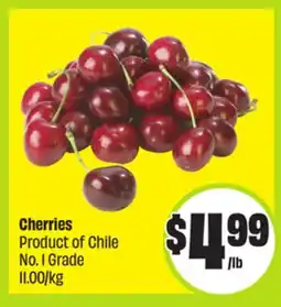 FreshCo Cherries Product of Chile No. I Grade 11.00/kg offer