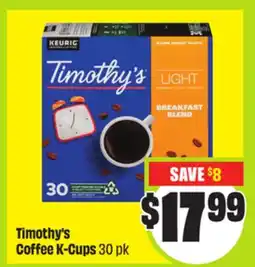 FreshCo Timothy's Coffee K-Cups offer