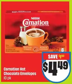 FreshCo Carnation Hot Chocolate Envelopes offer