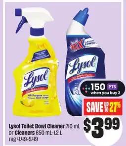 FreshCo Lysol Toilet Bowl Cleaner 710 mL or Cleaners 650 mL-1.2 L offer