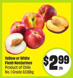 FreshCo Yellow or White Flesh Nectarines Product of Chile No. I Grade 6.59/kg offer