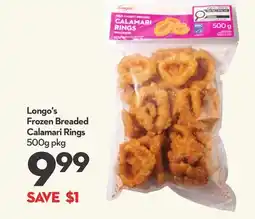 Longo's Longo's Frozen Breaded Calamari Rings offer