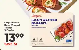 Longo's Longo's Frozen Bacon Wrapped Scallops offer