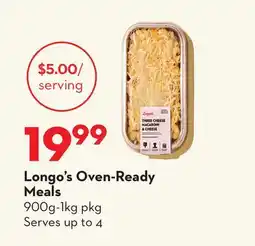 Longo's Longo's Oven-Ready Meals offer