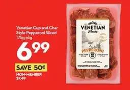 Longo's Venetian Cup and Char Style Pepperoni Sliced offer