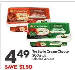 Longo's Tre Stelle Cream Cheese offer